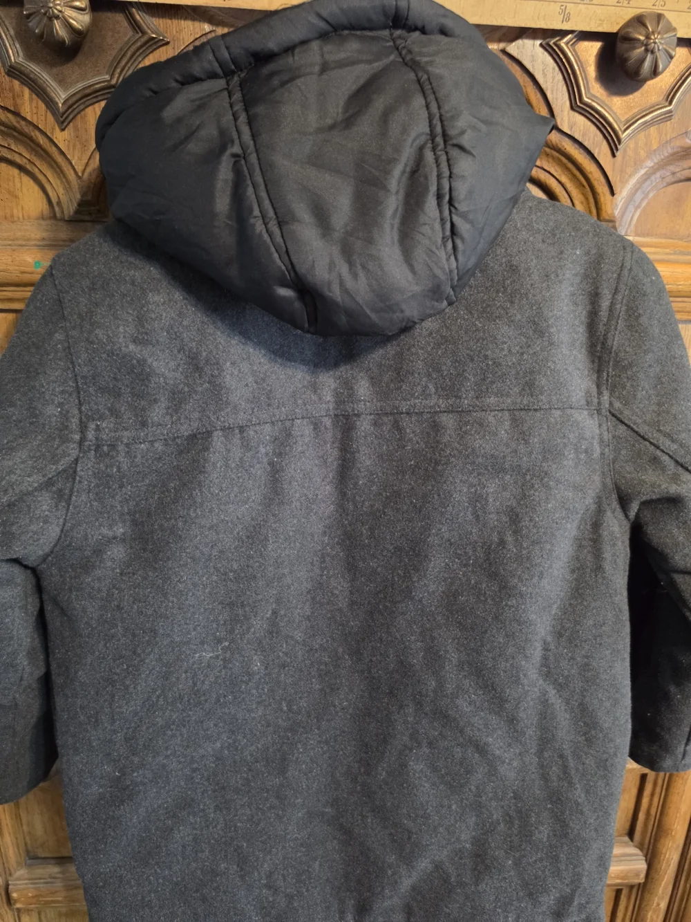 Hawke & Co Kid’s Dark Gray Wool-Blend Winter Jacket